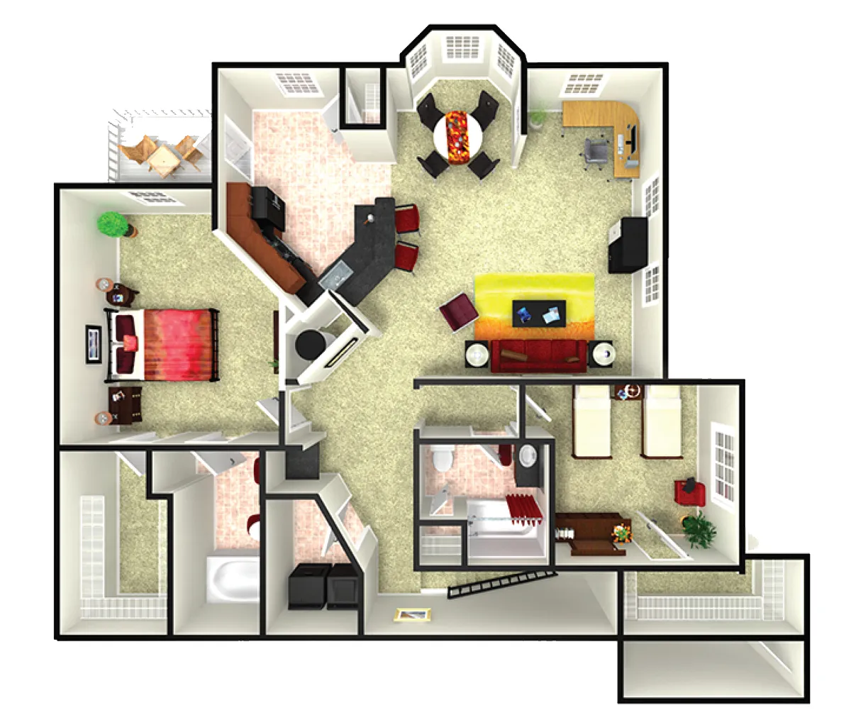 Floor plan B6