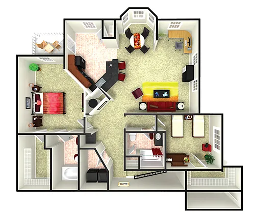 Floor plan B6
