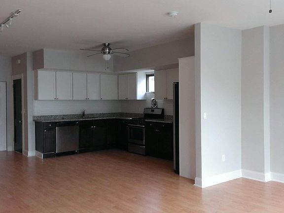 view of kitchen from the living room