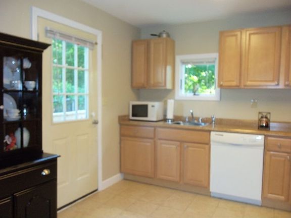 Another View of Kitchen with Door to Rear Deck