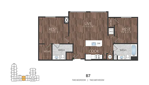Floor plan B7