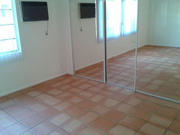 mirrored closet wall