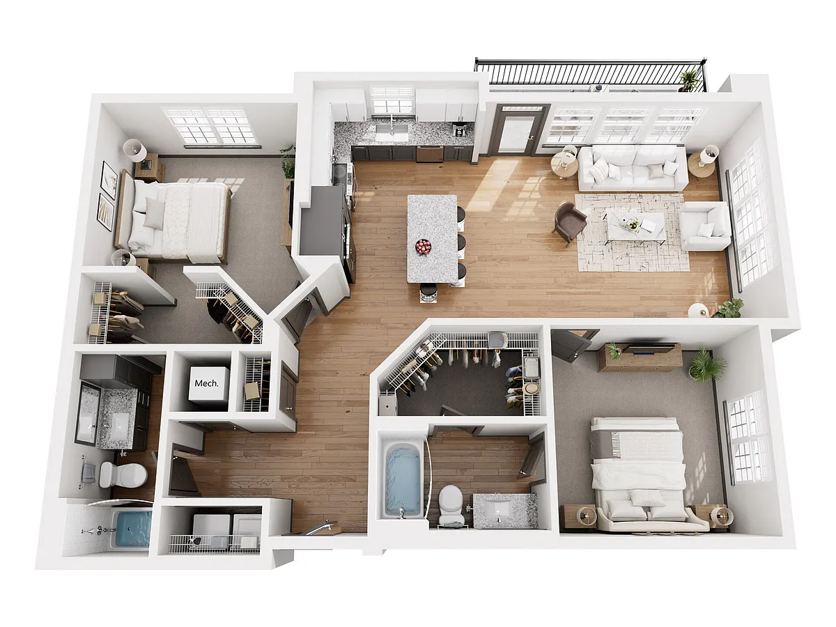 Floor plan B2