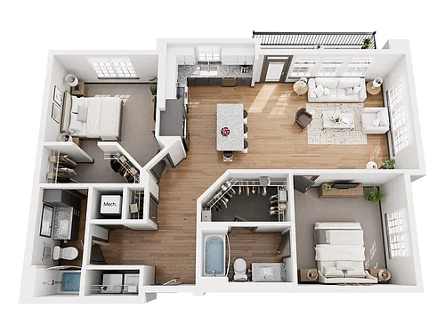 Floor plan B2