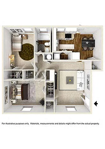 Floor plan 2B