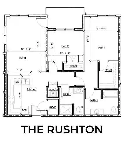 Floor plan The Rushton