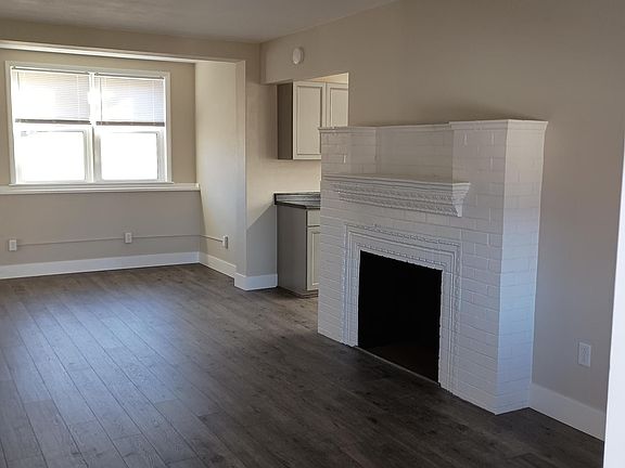 Living room fireplace