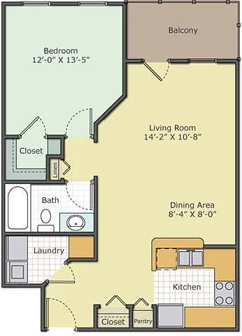 Floor plan Muir