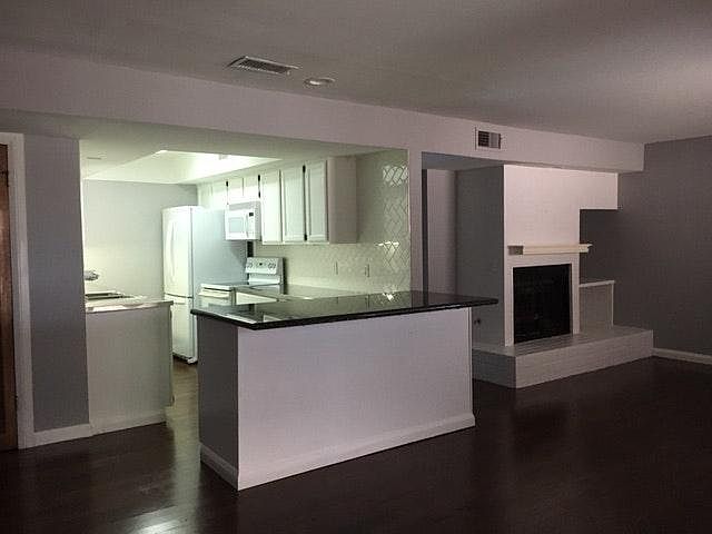 Open Living and kitchen
