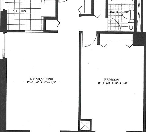 large 16th floor sw corner unit