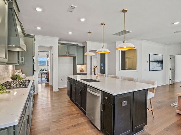Spacious Kitchen with an Island