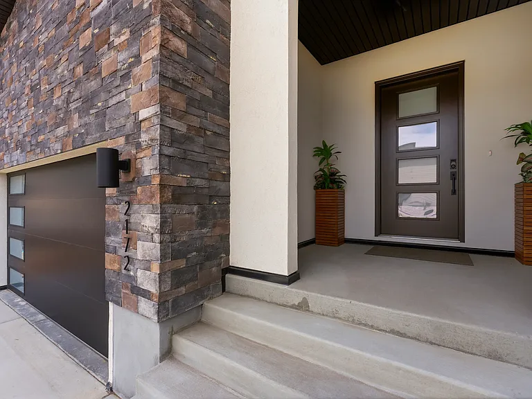 Front Door & Garage