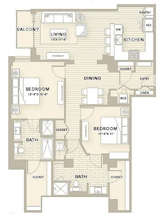Floor plan B3