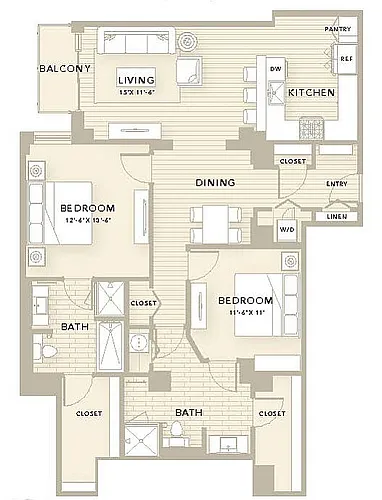 Floor plan B3