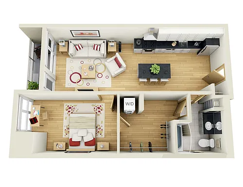 Floor plan NoLo South - A6