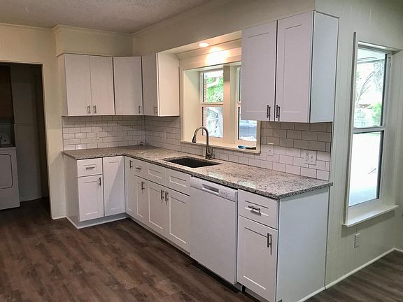 new cabinets / counter / backsplash