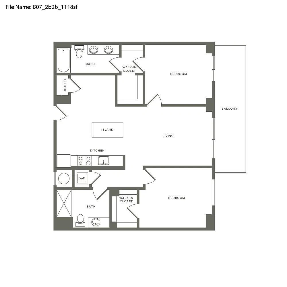 Floor plan B7