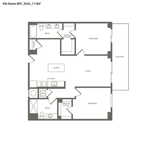 Floor plan B7