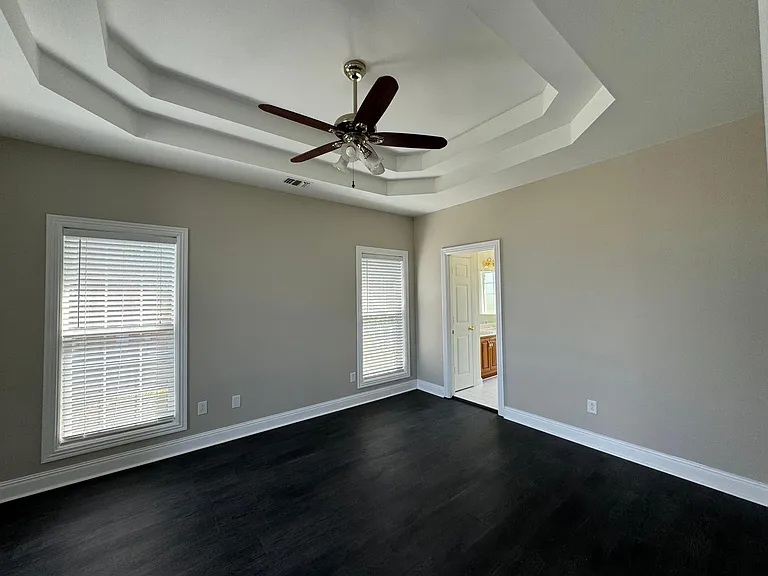 Master Bedroom View from entry Door
