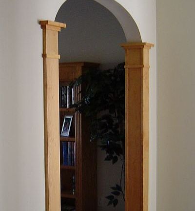 Custom wood columns