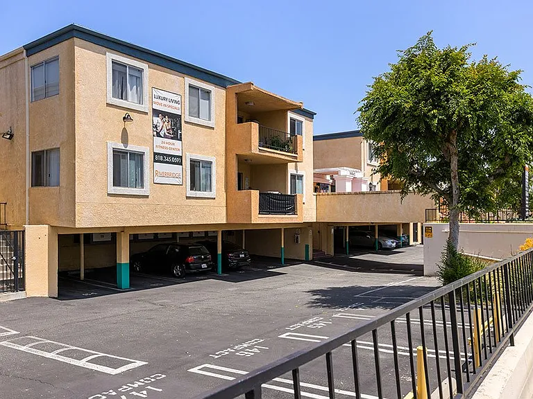 Tuck under and lot parking at each of five buildings.