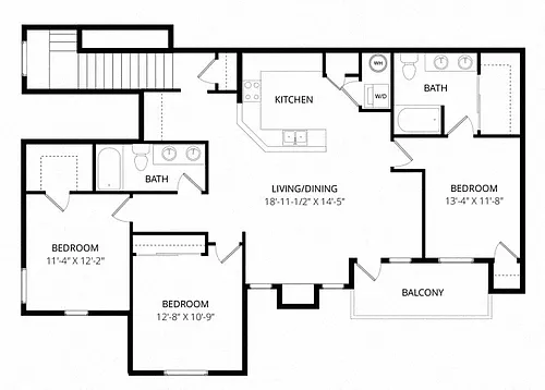 Floor plan Papillon