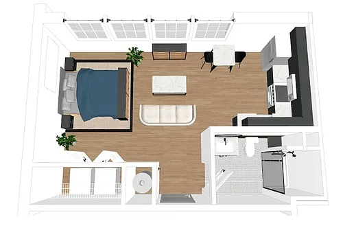 Floor plan U - Studio