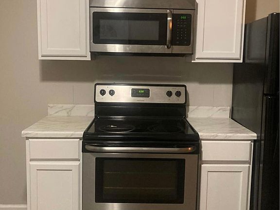 Stainless steal and black stove