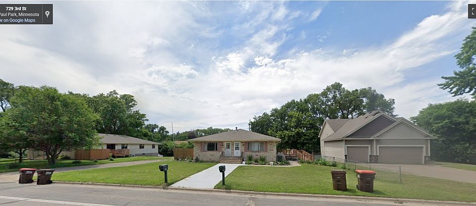 Street view of twin-home.