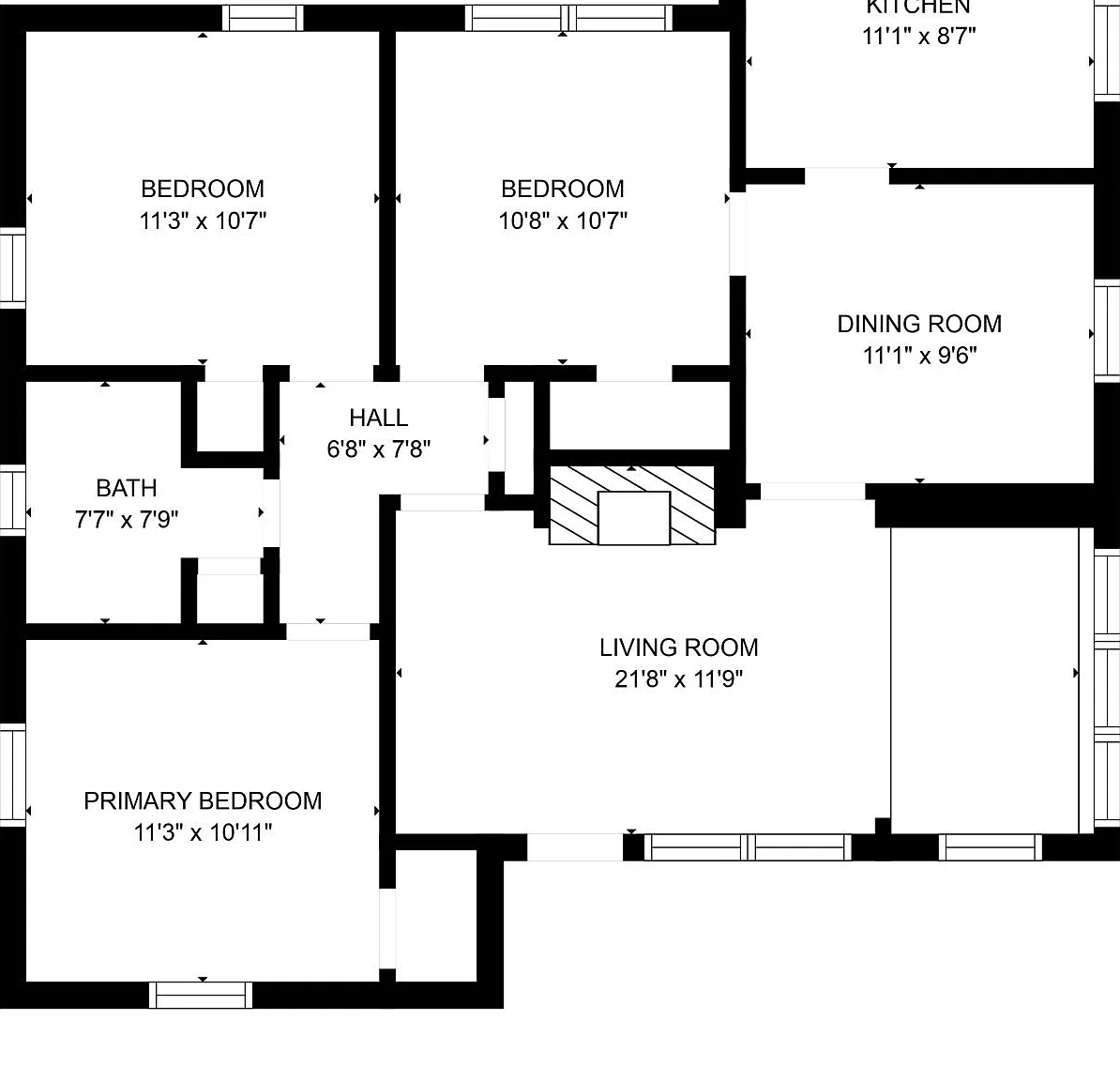 3 bed, 1172 sqft, $1,950 — Photo 1