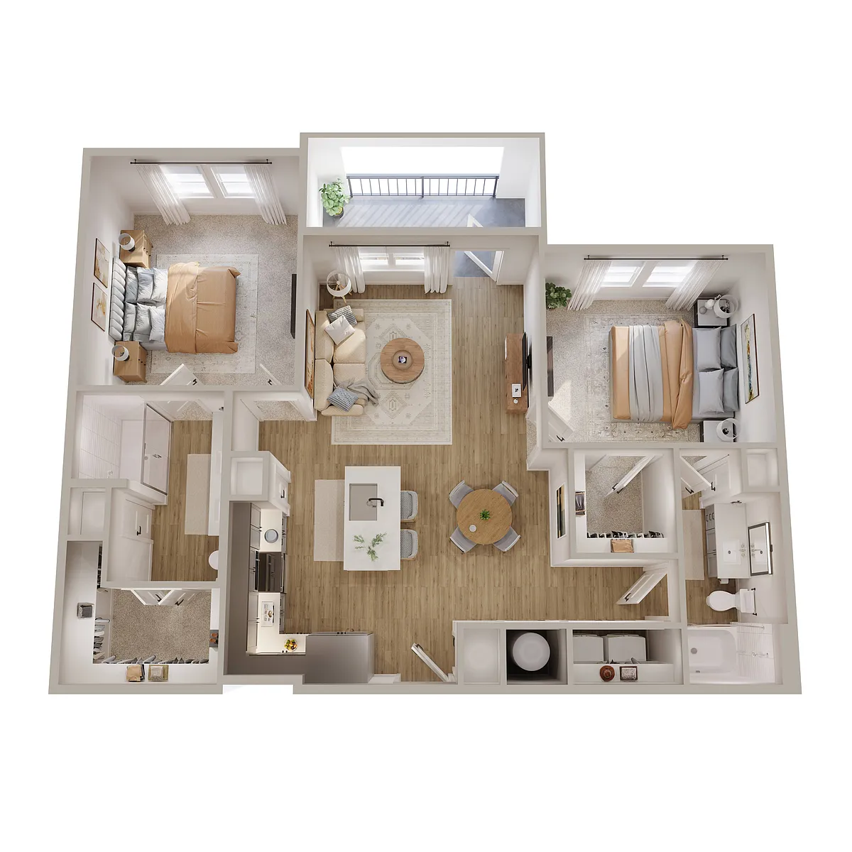 Floor plan B2 - Affordable