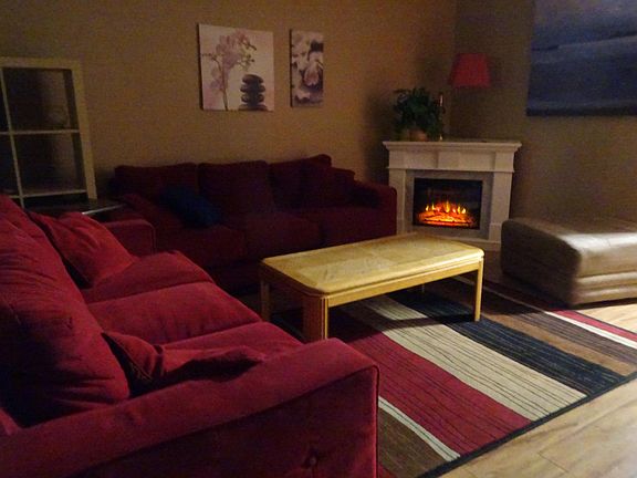 Living Room with Fireplace