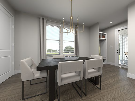 Virtually Staged Dining Room