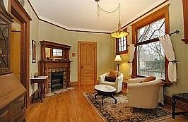 LR with fireplace