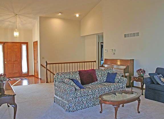 Living Room Back to front door