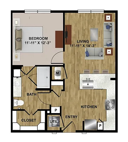 Floor plan Impressionist