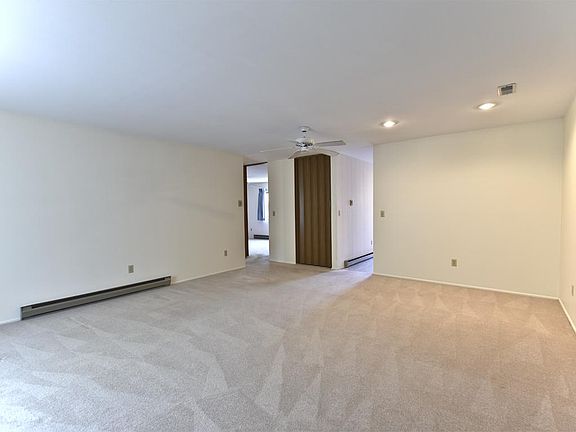 Living room and dining area