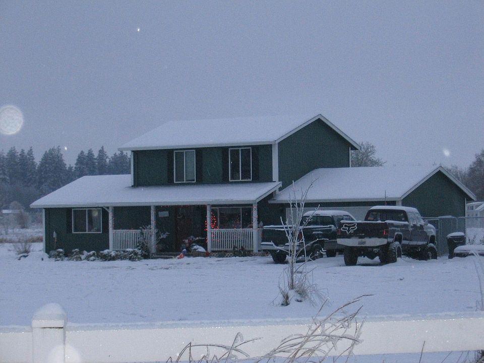 our home in the snow