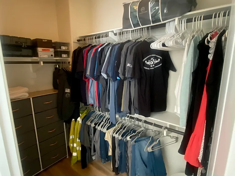 Primary walk in closet