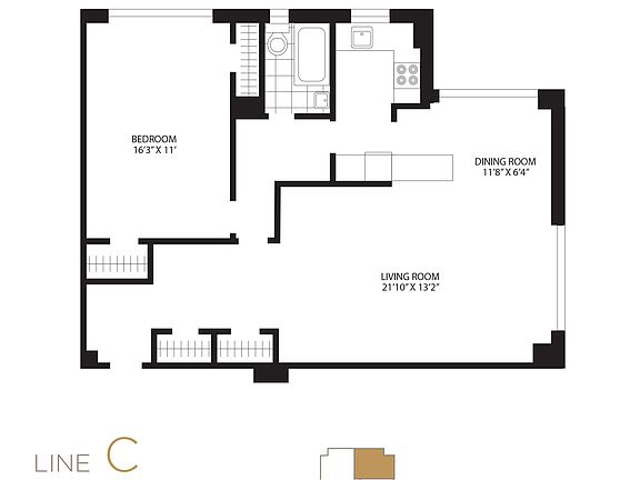 2nd image of 30 Park Ave APT 3C