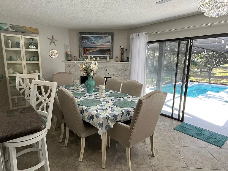 Dining Room Area Accommodates 10