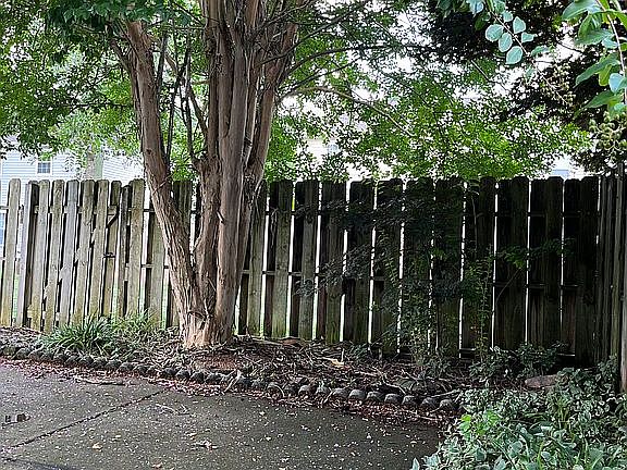 Private patio