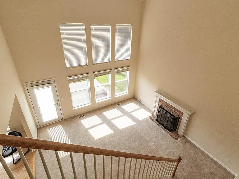 2nd stair case from family room