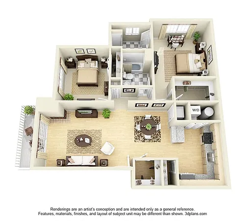 Floor plan Chestnut/Sycamore