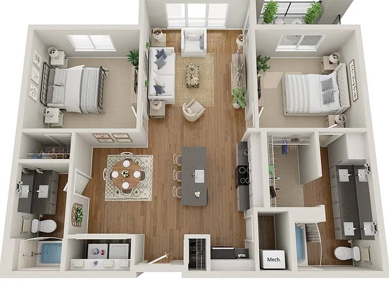 Two Bedroom - C1 Two Bedroom - C1