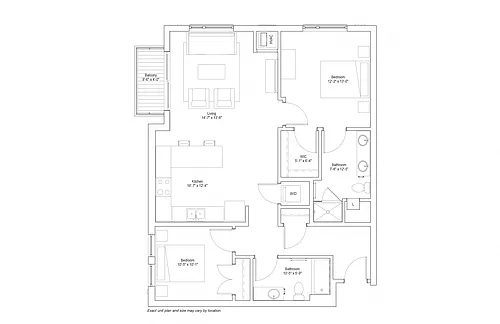 Floor plan B8