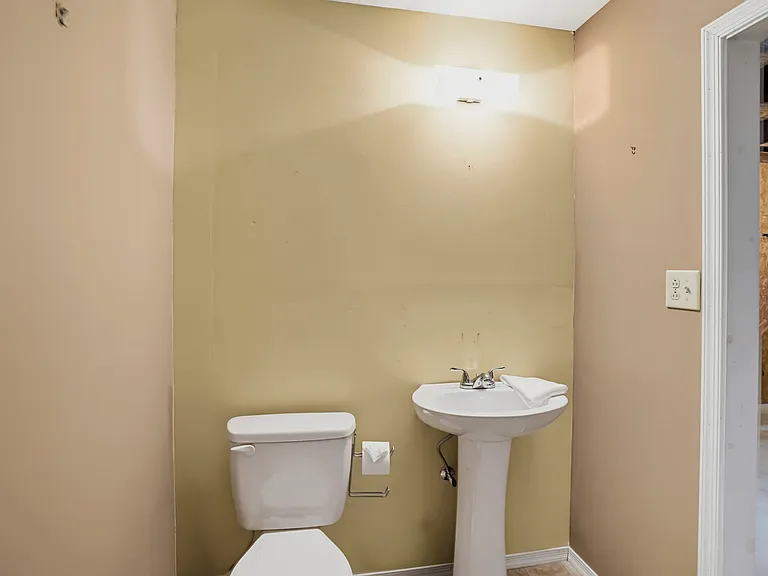 Half bath in basement