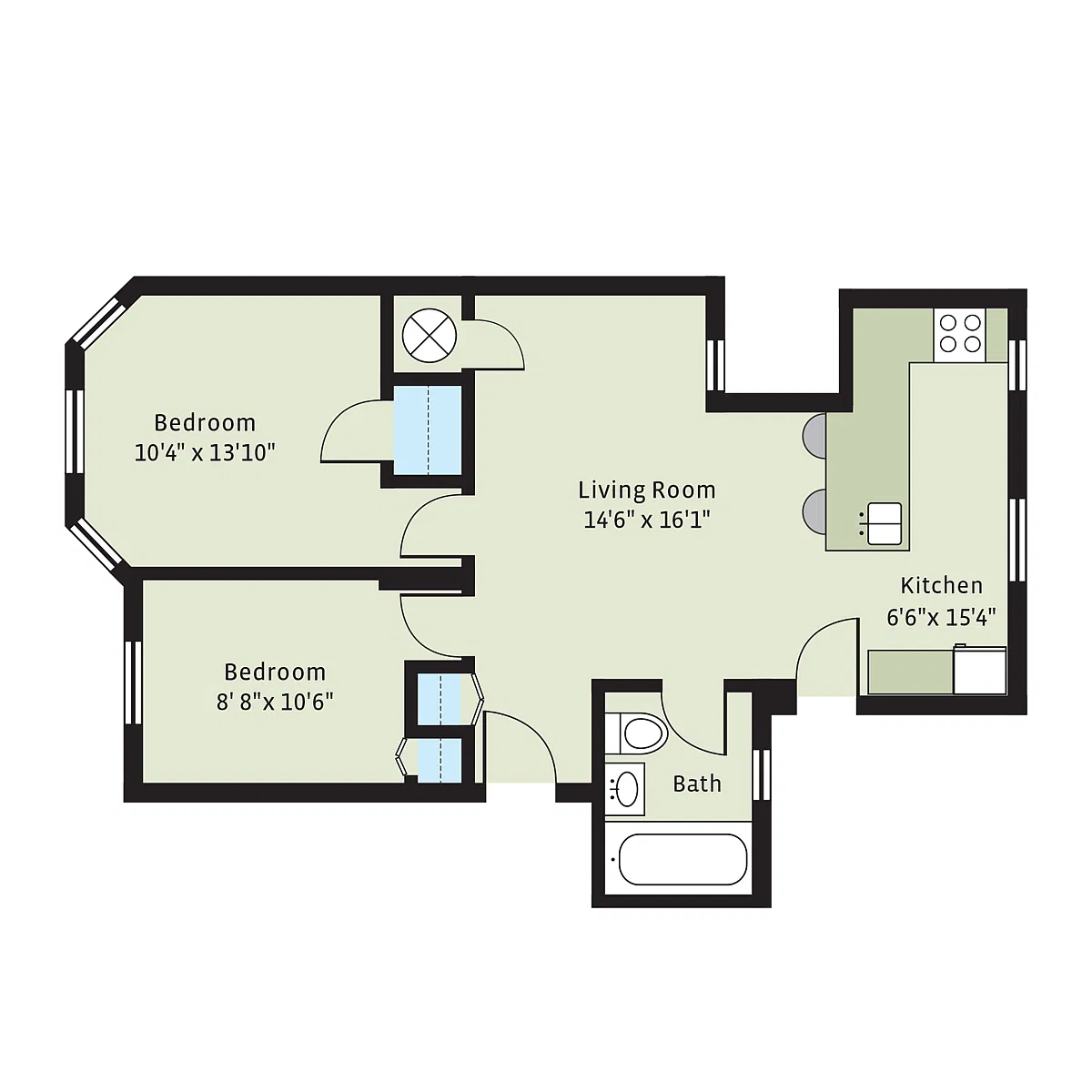 Floor plan 5400-2bB