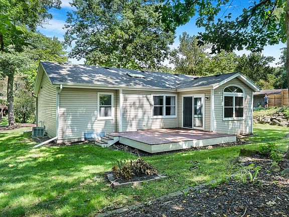 Back exterior of home