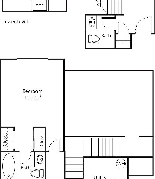 The Columbia floor plan River Terrace